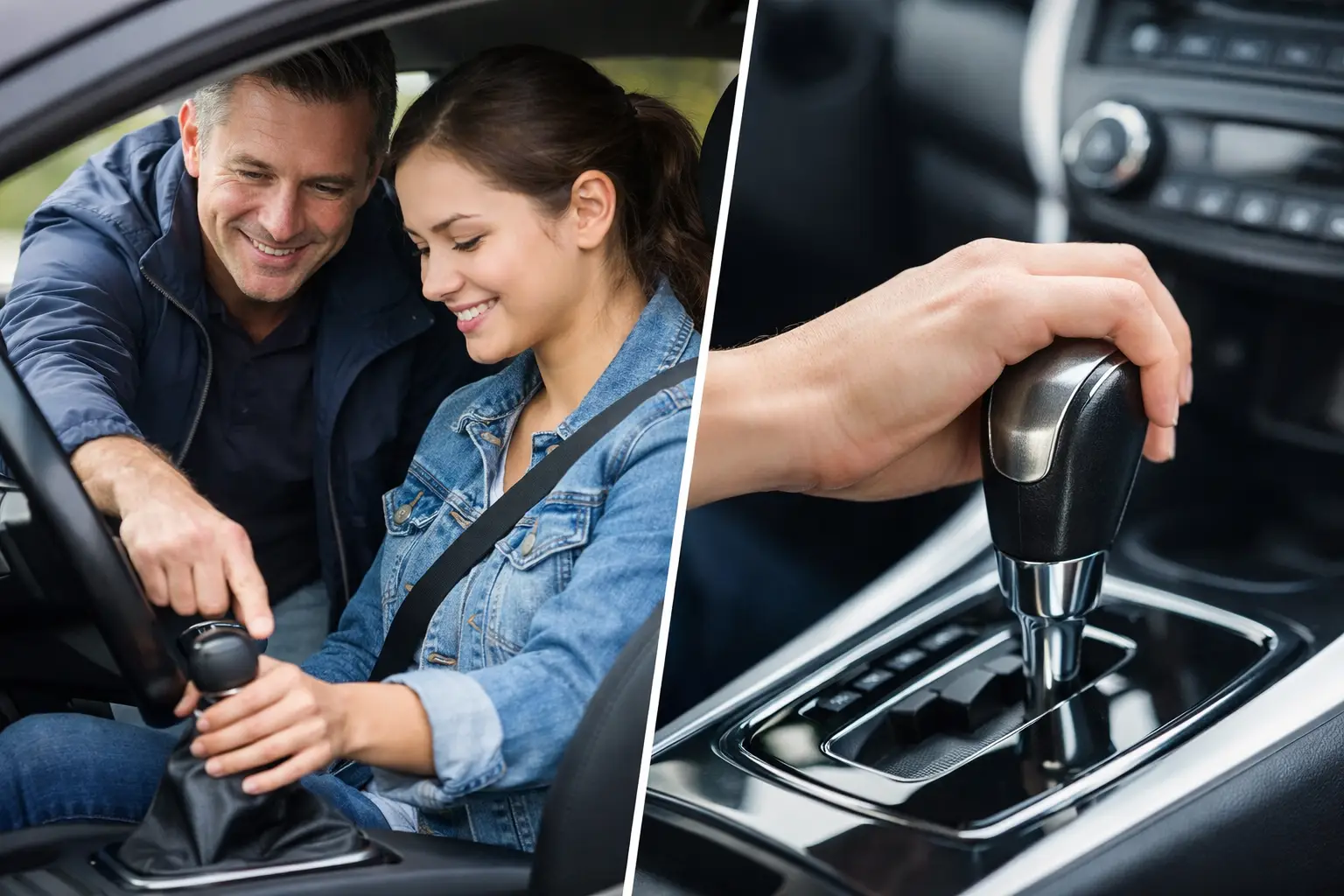 Automatic and Manual Driving Lessons Explained
